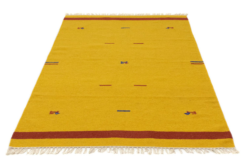 Kelim Teppich - Trendy 180 x 120 cm - gelb
