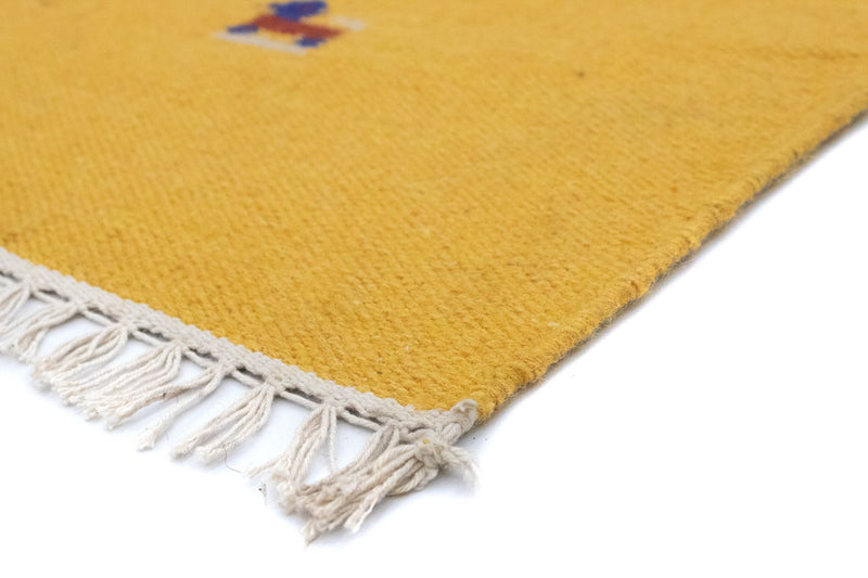 Kelim Teppich - Trendy 180 x 120 cm - gelb