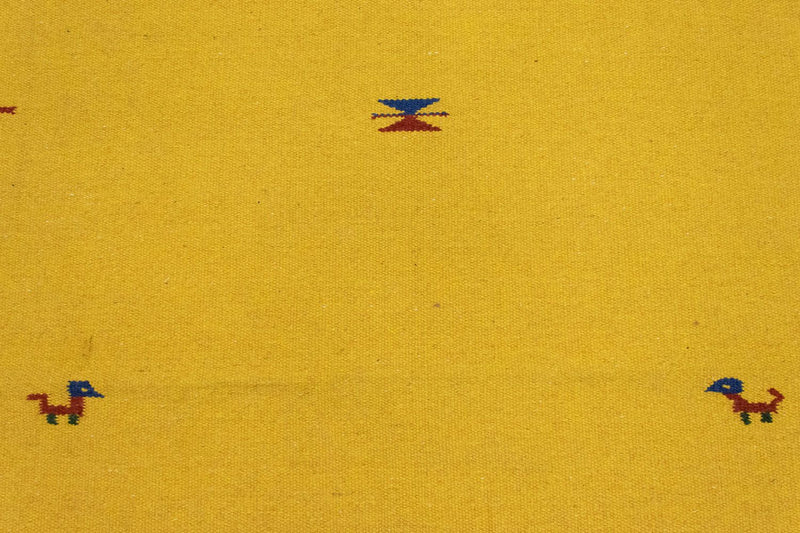 Kelim Teppich - Trendy 180 x 120 cm - gelb