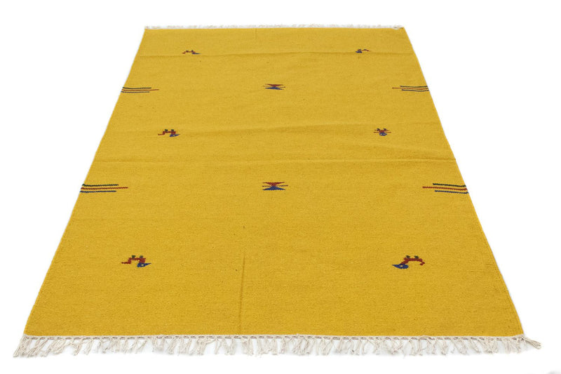 Kelim Teppich - Trendy 180 x 120 cm - gelb