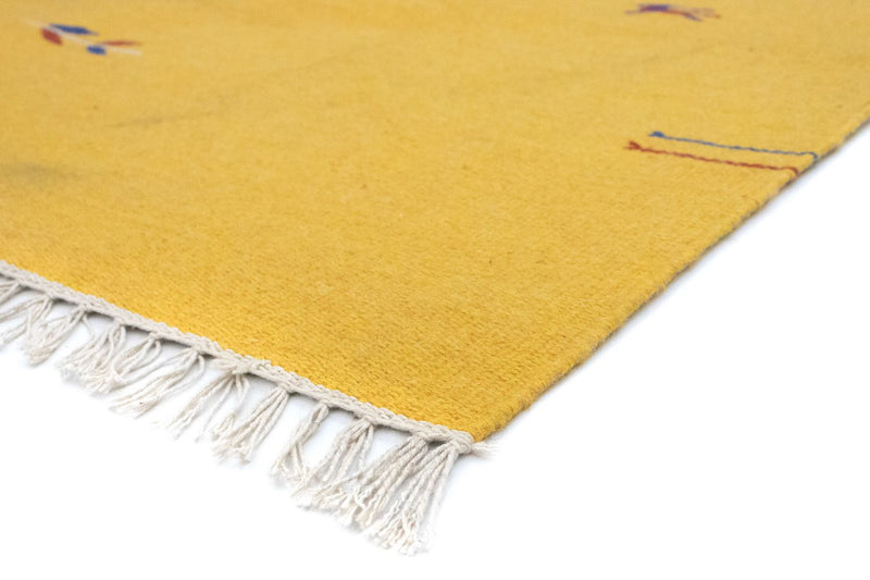 Kelim Teppich - Trendy 180 x 120 cm - gelb