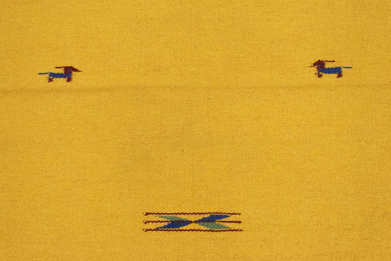 Kelim Teppich - Trendy 180 x 120 cm - gelb
