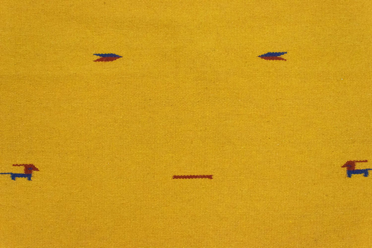 Kelim Teppich - Trendy 180 x 120 cm - gelb
