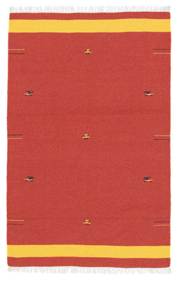 Kelim Teppich - Trendy 180 x 120 cm - rot
