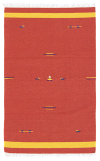 Kelim Teppich - Trendy 180 x 120 cm - rot