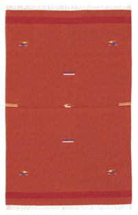 Kelim Teppich - Trendy 180 x 120 cm - rot