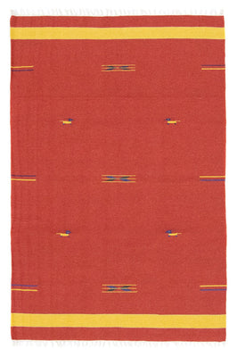 Kelim Teppich - Trendy 180 x 120 cm - rot