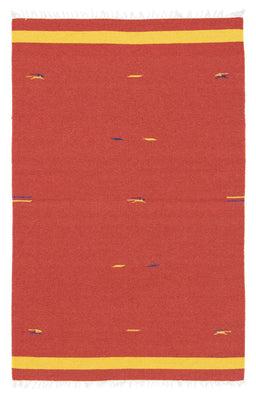 Kelim Teppich - Trendy 180 x 120 cm - rot