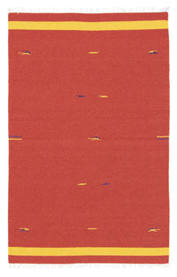 Kelim Teppich - Trendy 180 x 120 cm - rot