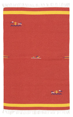 Kelim Teppich - Trendy 180 x 120 cm - rot