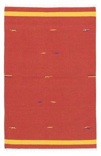 Kelim Teppich - Trendy 180 x 120 cm - rot