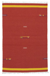 Kelim Teppich - Trendy 180 x 120 cm - rot