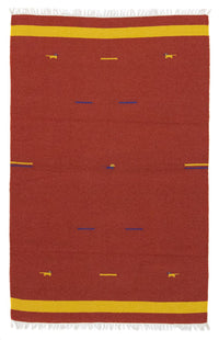 Kelim Teppich - Trendy 180 x 120 cm - rot