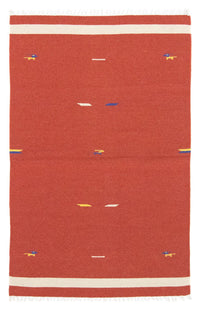 Kelim Teppich - Trendy 180 x 120 cm - rot