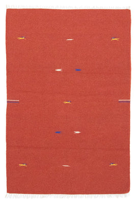 Kelim Teppich - Trendy 180 x 120 cm - rot