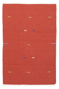 Kelim Teppich - Trendy 180 x 120 cm - rot
