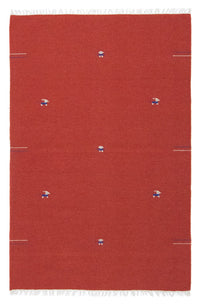 Kelim Teppich - Trendy 180 x 120 cm - rot