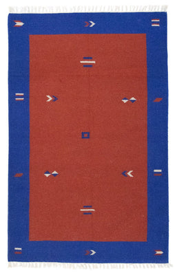 Kelim Teppich - Trendy 180 x 120 cm - rot