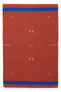Kelim Teppich - Trendy 180 x 120 cm - rot