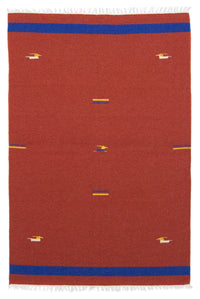 Kelim Teppich - Trendy 180 x 120 cm - rot