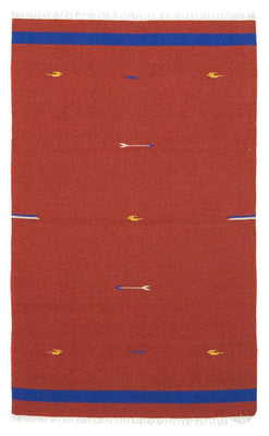 Kelim Teppich - Trendy 180 x 120 cm - rot