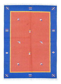 Kelim Teppich - Trendy 200 x 140 cm - orange