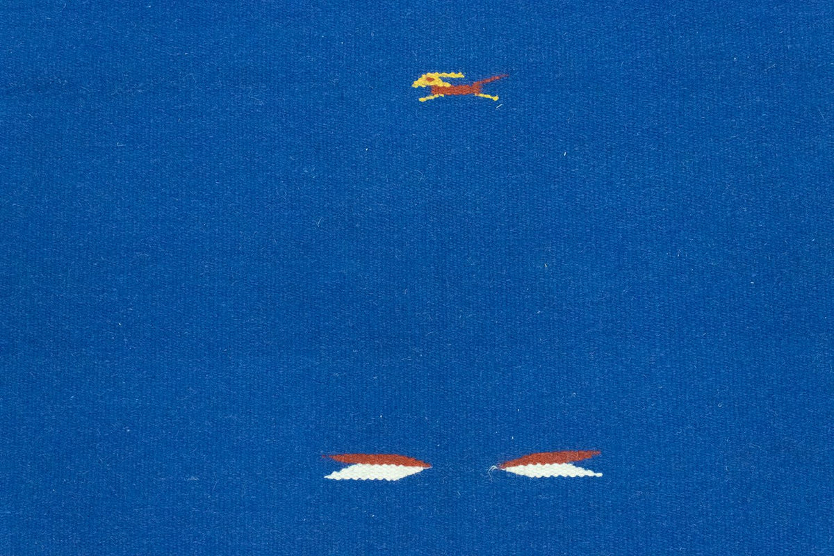 Kelim Teppich - Trendy 180 x 120 cm - blau