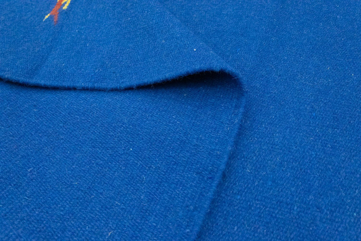 Kelim Teppich - Trendy 180 x 120 cm - blau