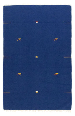 Kelim Teppich - Trendy 180 x 120 cm - blau