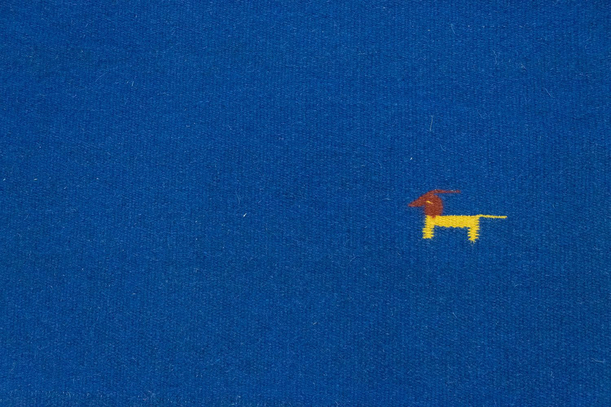 Kelim Teppich - Trendy 180 x 120 cm - blau