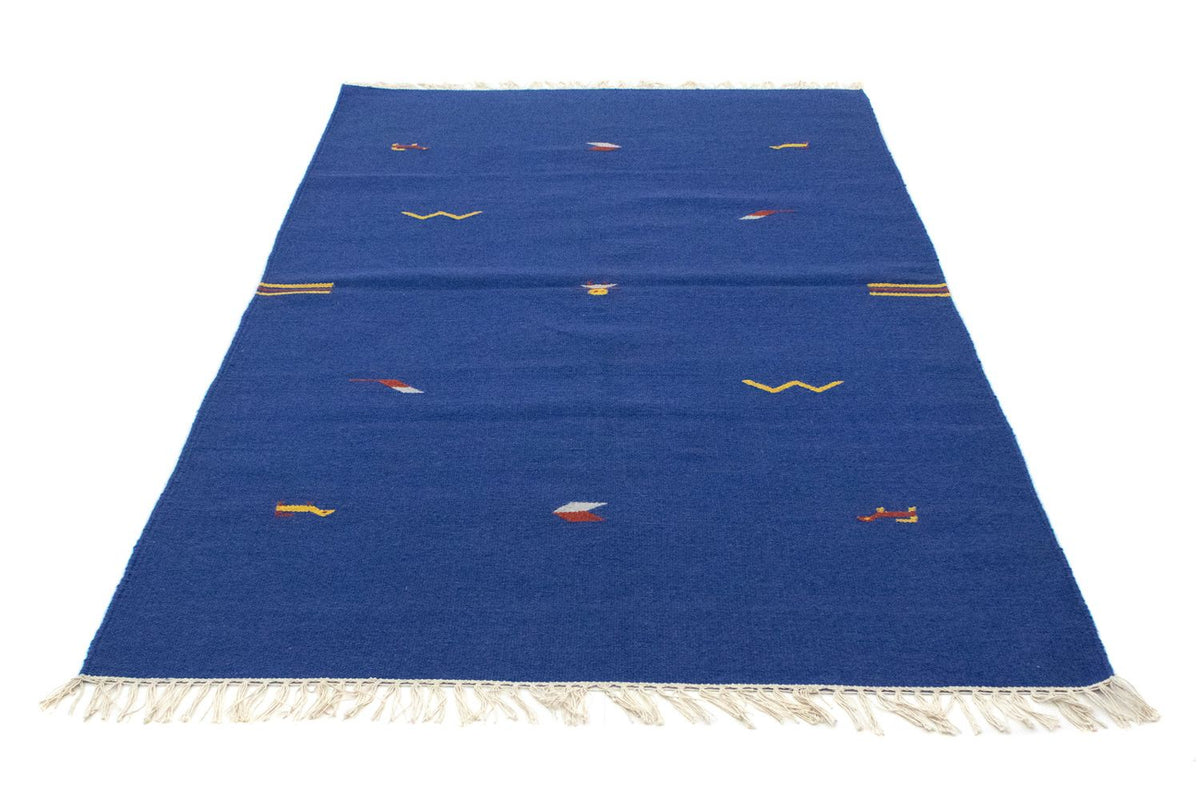 Kelim Teppich - Trendy 180 x 120 cm - blau