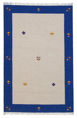 Kelim Teppich - Trendy 180 x 120 cm - beige