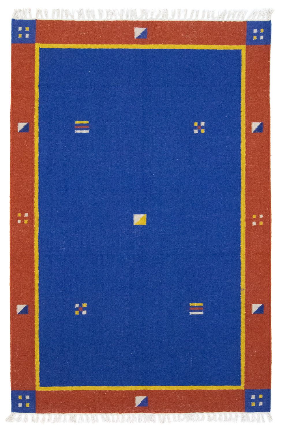 Kelim Teppich - Trendy 180 x 120 cm - blau