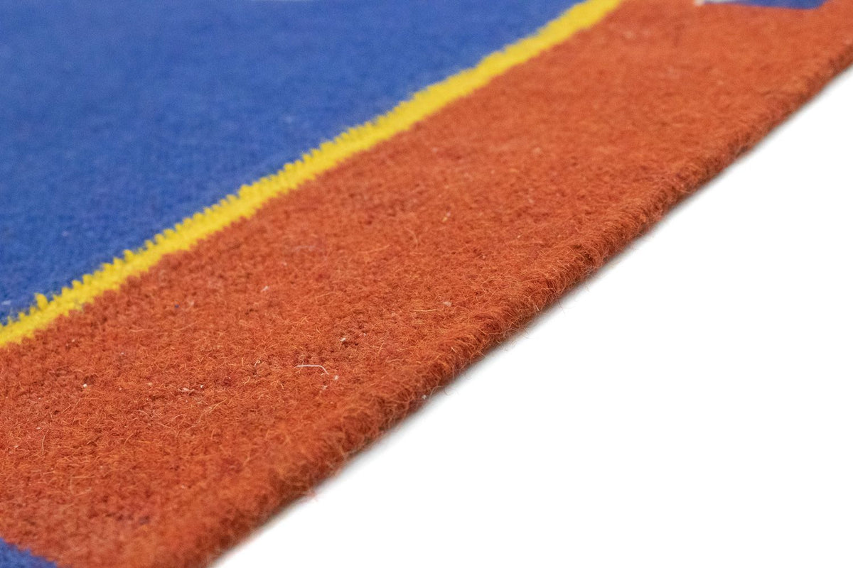 Kelim Teppich - Trendy 180 x 120 cm - blau