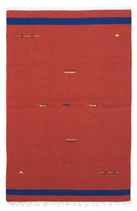 Kelim Teppich - Trendy 180 x 120 cm - rot