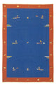 Kelim Teppich - Trendy 300 x 200 cm - blau