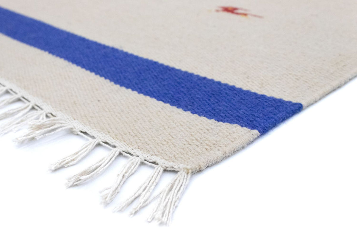 Kelim Teppich - Trendy 180 x 120 cm - beige