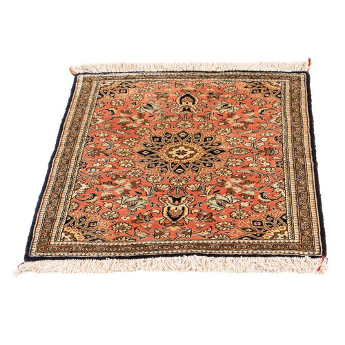 Seidenteppich - Ghom Seide - Premium - 80 x 60 cm - rot