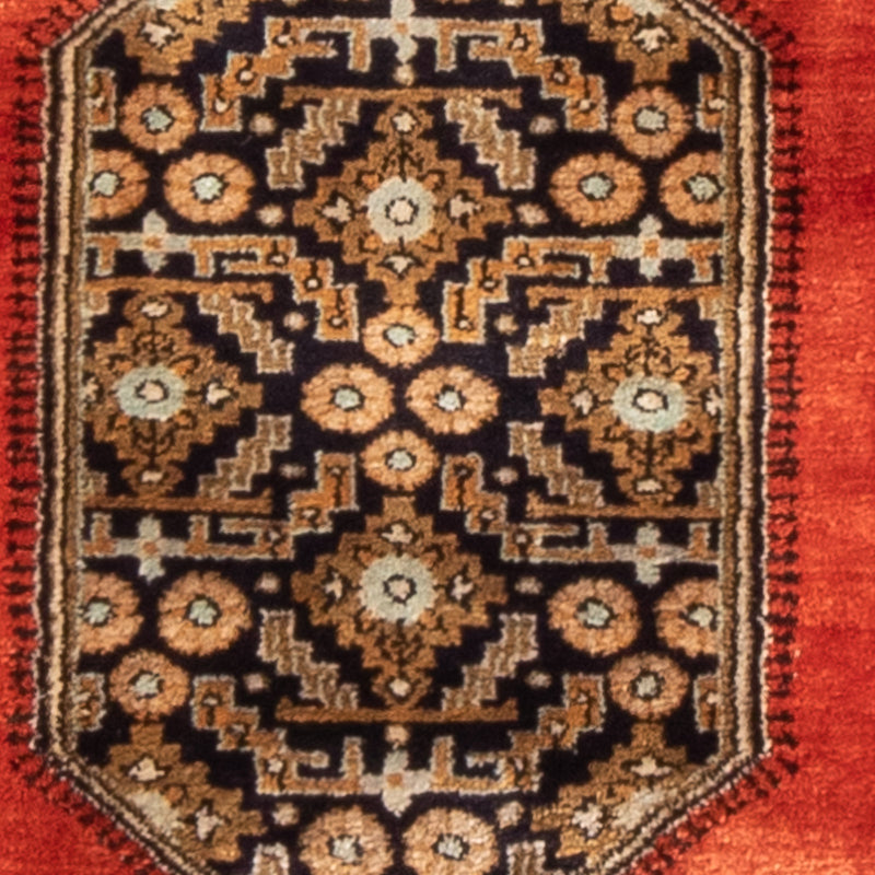 Seidenteppich - Ghom Seide - Premium - 77 x 56 cm - orange