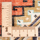 Seidenteppich - Ghom Seide - Premium - 77 x 56 cm - orange