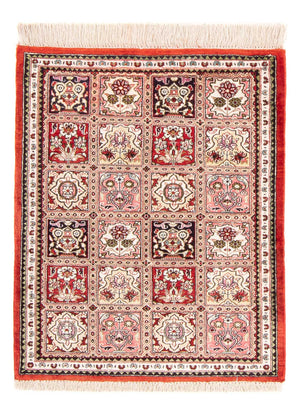 Seidenteppich - Ghom Seide - Premium - 71 x 58 cm - mehrfarbig