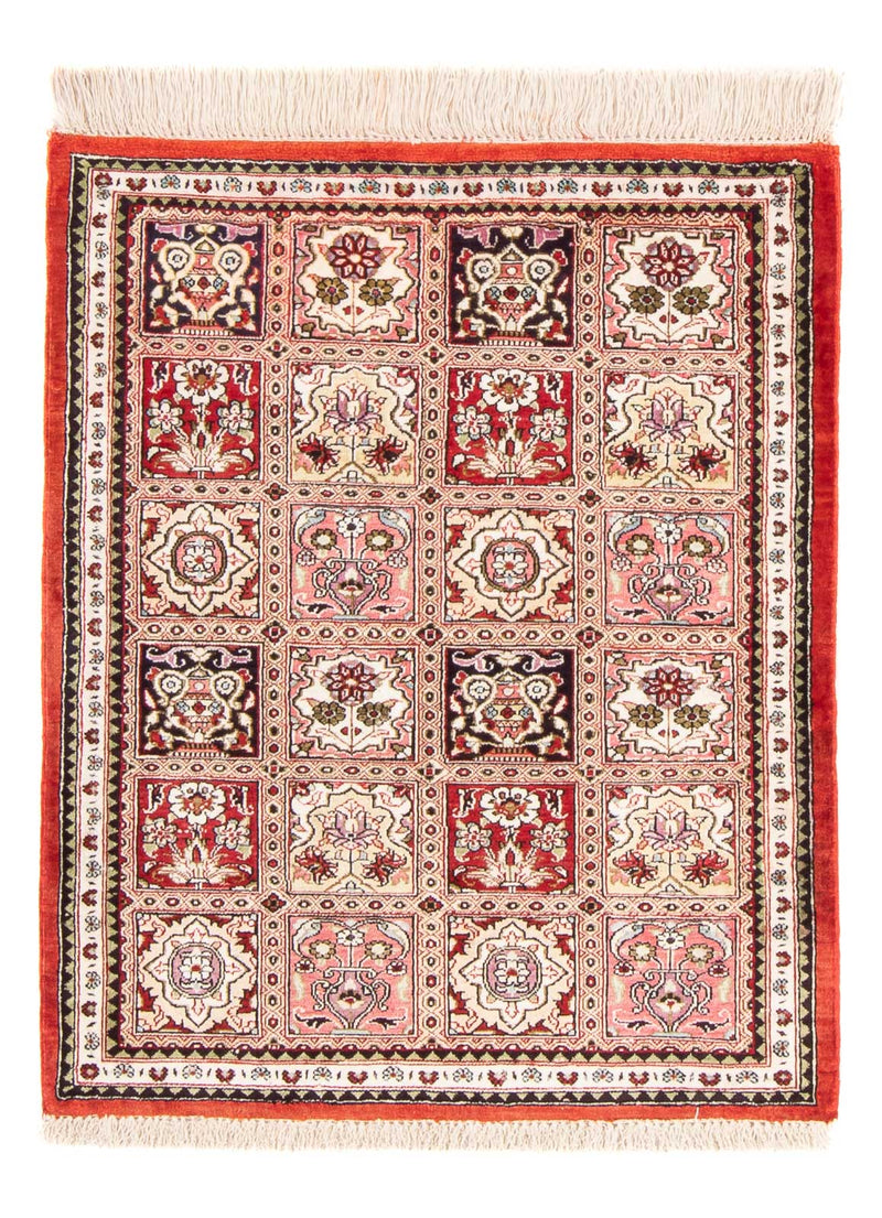 Seidenteppich - Ghom Seide - Premium - 71 x 58 cm - mehrfarbig