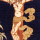 Seidenteppich - Ghom Seide - Premium - 71 x 56 cm - dunkelblau