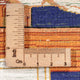 Seidenteppich - Ghom Seide - Premium - 71 x 56 cm - dunkelblau