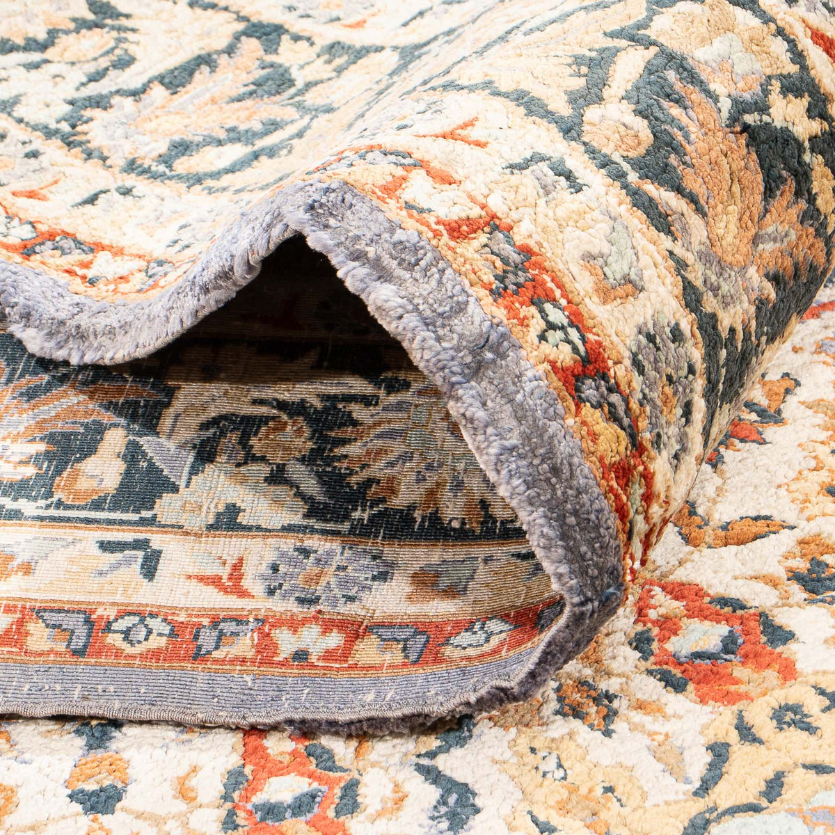 Seidenteppich - China Seide - 154 x 94 cm - mehrfarbig