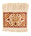 Orientteppich - Hereke quadratisch  - 17 x 25 cm - beige