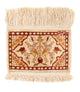Orientteppich - Hereke quadratisch  - 17 x 25 cm - beige