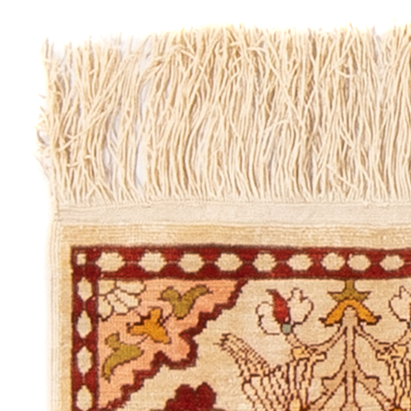 Orientteppich - Hereke quadratisch  - 17 x 25 cm - beige