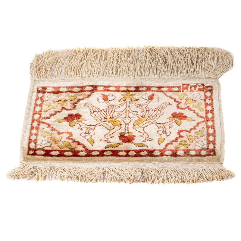 Orientteppich - Hereke quadratisch  - 17 x 25 cm - beige