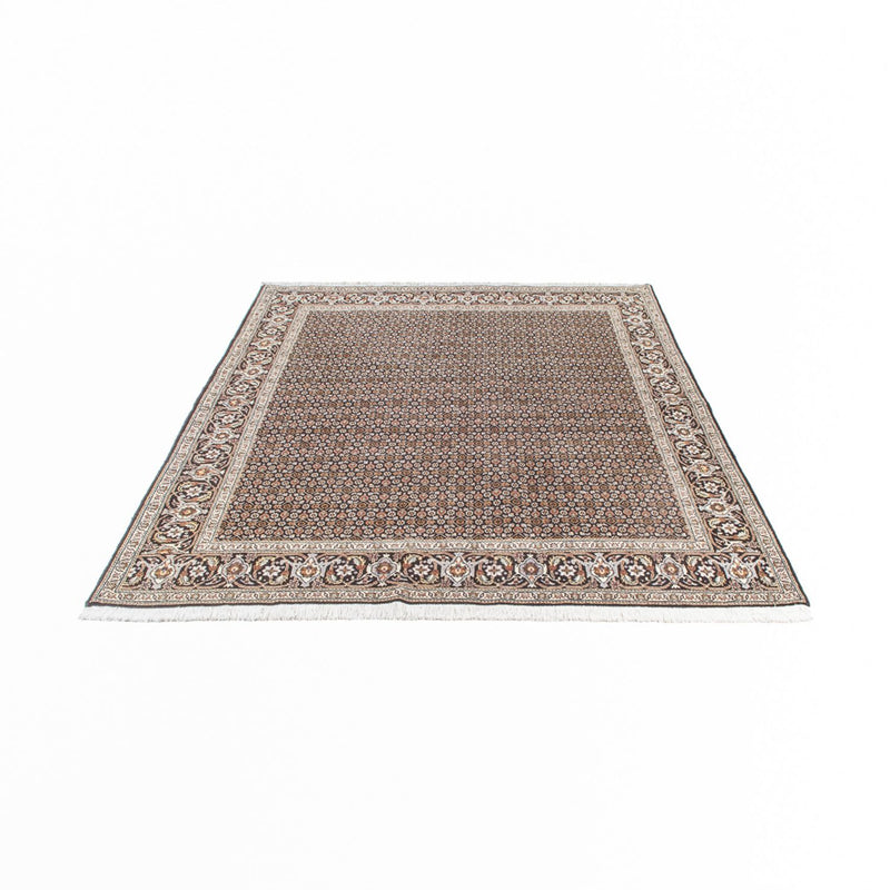 Perserteppich - Täbriz - Royal - 195 x 154 cm - dunkelbeige